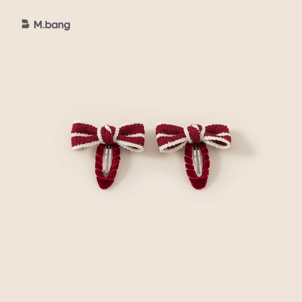 (Hàng tặng không bán) Bím tóc màu đỏ cho bé gái M.bang