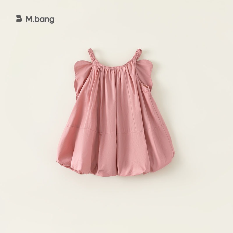 Váy bé gái Mbang cánh tiên dáng bí ngô siêu cute, Váy bé gái mùa hè Mbang chất nhẹ mát