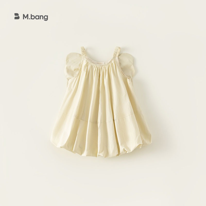 Váy bé gái Mbang cánh tiên dáng bí ngô siêu cute, Váy bé gái mùa hè Mbang chất nhẹ mát