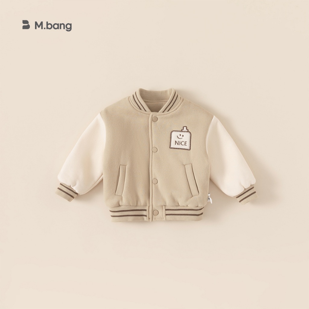 Áo khoác bé trai Mbang siêu ấm. Áo khoác bé trai lót bông mềm ấm