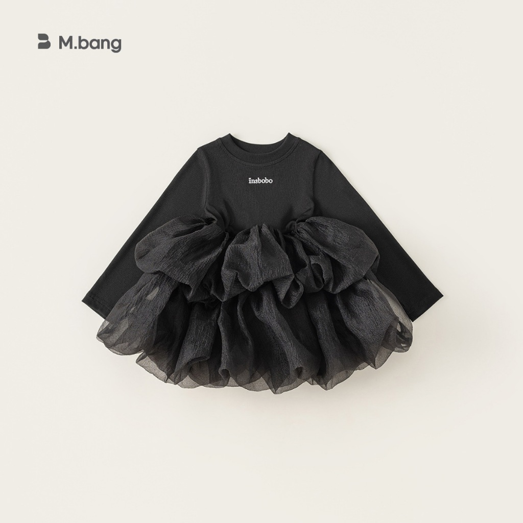 Váy công chúa thu đông vải thun mềm M.bang cho bé gái