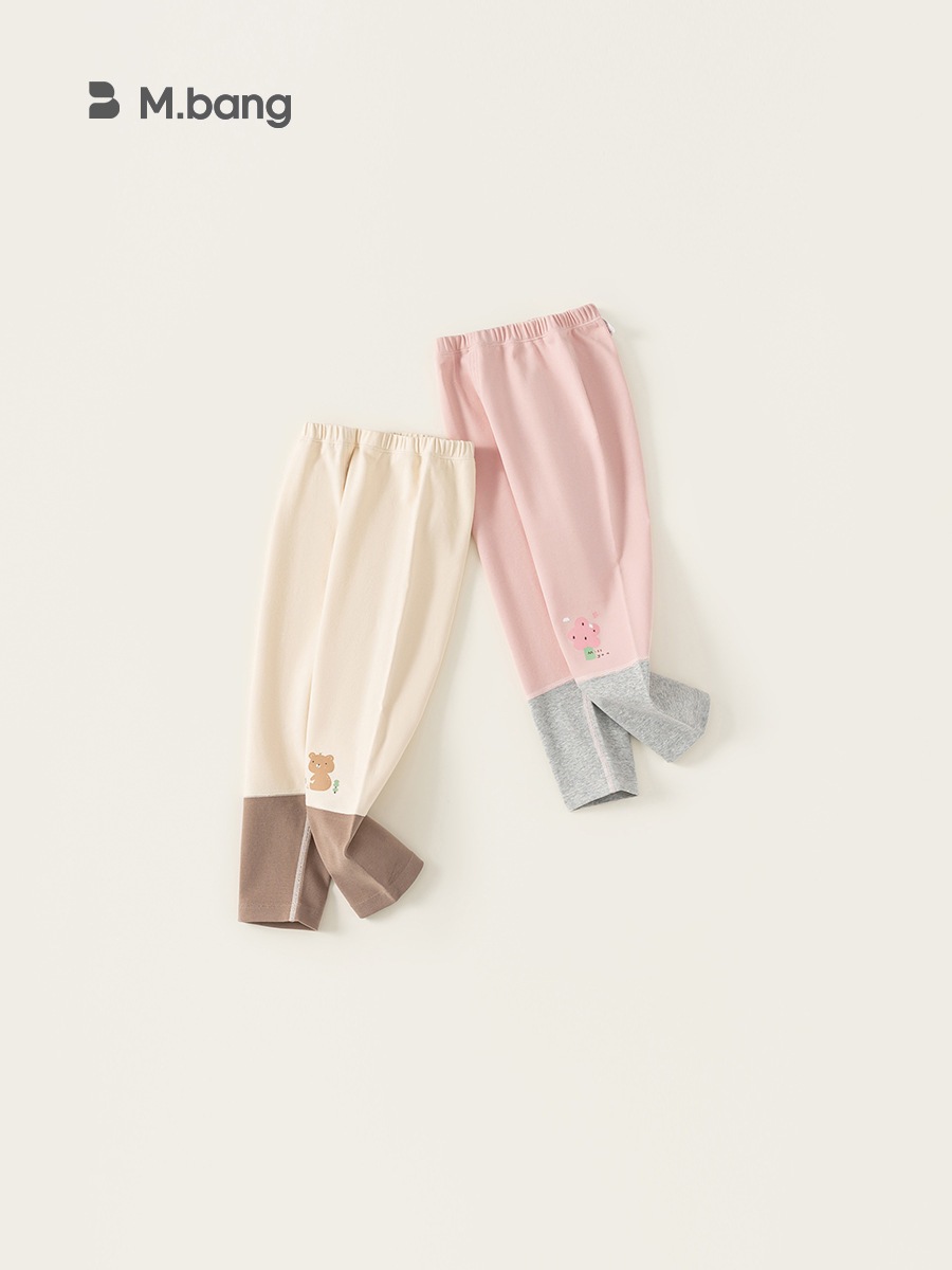 Quần legging co giãn mềm ấm M.bang cho bé gái