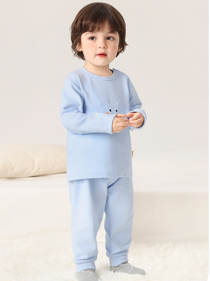 Bộ quần áo nỉ dày vừa CUTEPANDA'S cho bé trai bé gái vải kháng khuẩn họa tiết hoạt hình cute