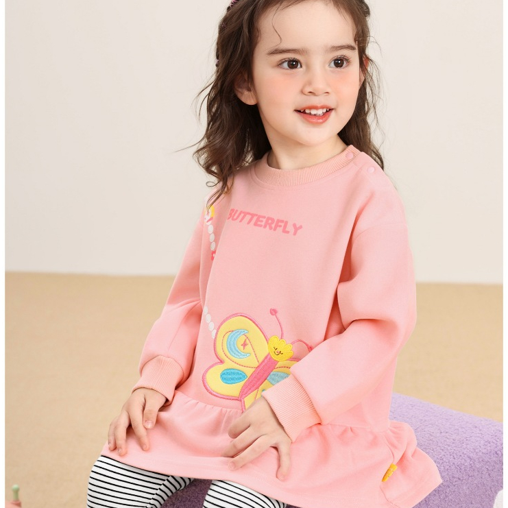 Váy lửng nỉ thiết kế xinh xắn CUTEPANDA'S cho bé gái