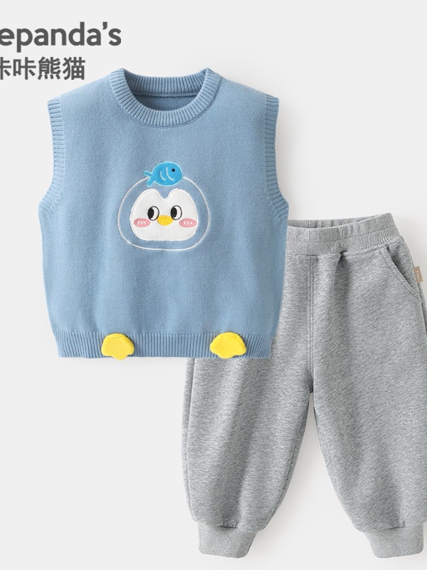 Áo Gile Len CUTEPANDA'S Cho Bé Trai Bé Gái Thiết Kế Xinh Xắn Ngộ Nghĩnh