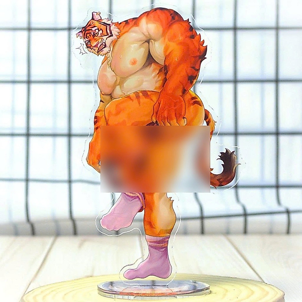 Mô hình/ Standee Furry OSCAR - Fortnite -nhựa Mica-15cm