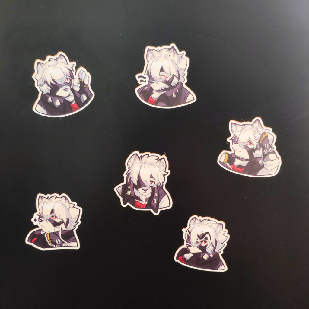 NO.05 VON LYCAON - Sticker Furry Sheet A6 Decal chống nước 4