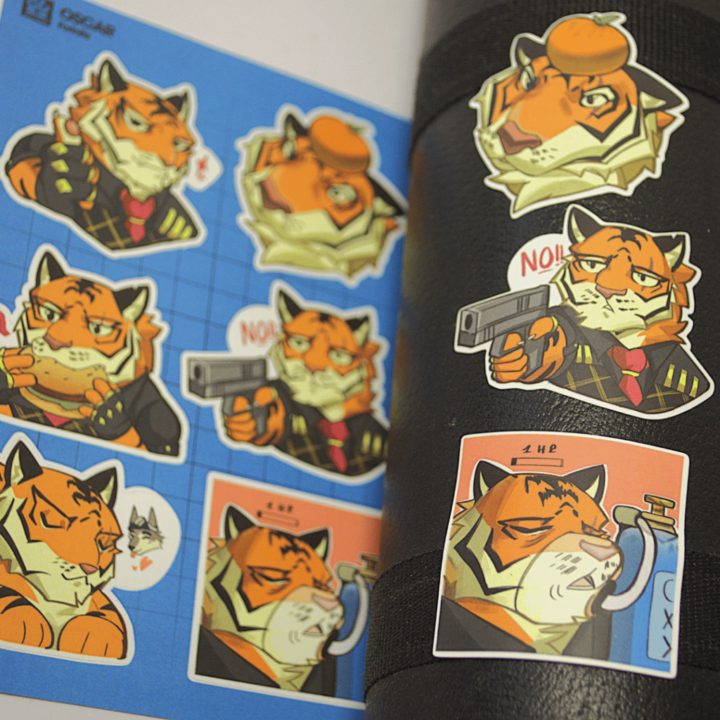 NO.22 OSCAR - Fortnite - Sticker Furry Sheet A6 Decal chống nước 5