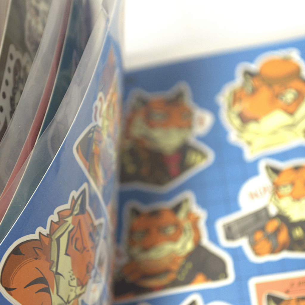 NO.22 OSCAR - Fortnite - Sticker Furry Sheet A6 Decal chống nước 3