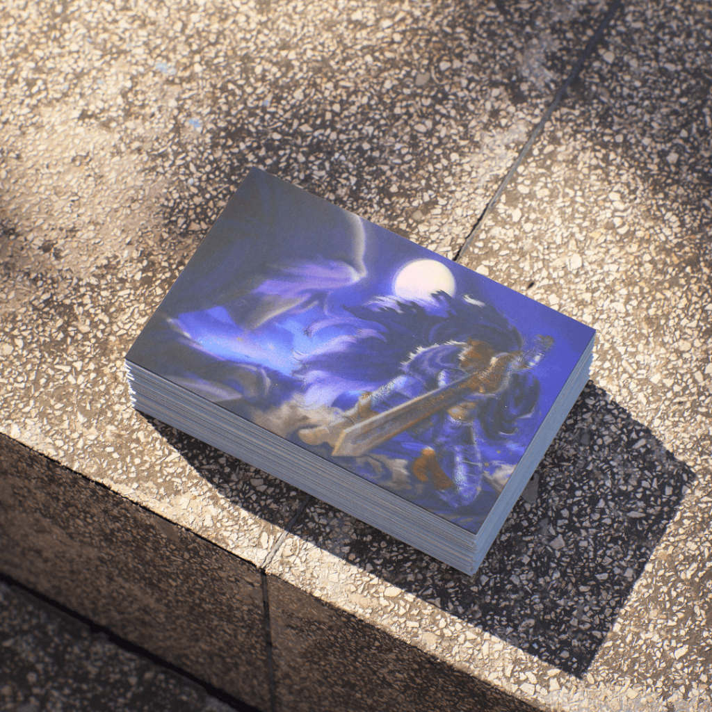 Card 3D Furry BLAIDD - Elden Ring - Kích thước A6 (10x15) cm 3
