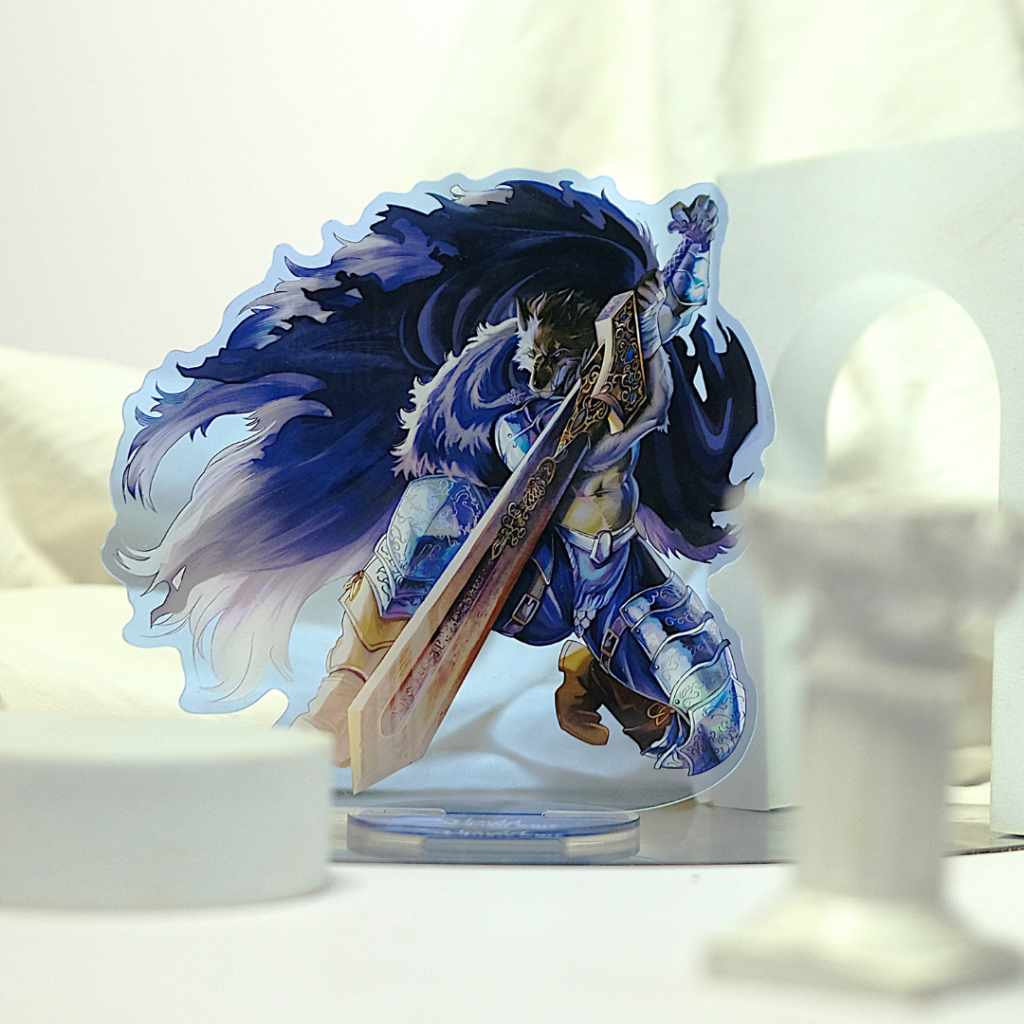 Mô hình/ Standee Furry BLAIDD - Elden Ring -nhựa Mica-14cm 2