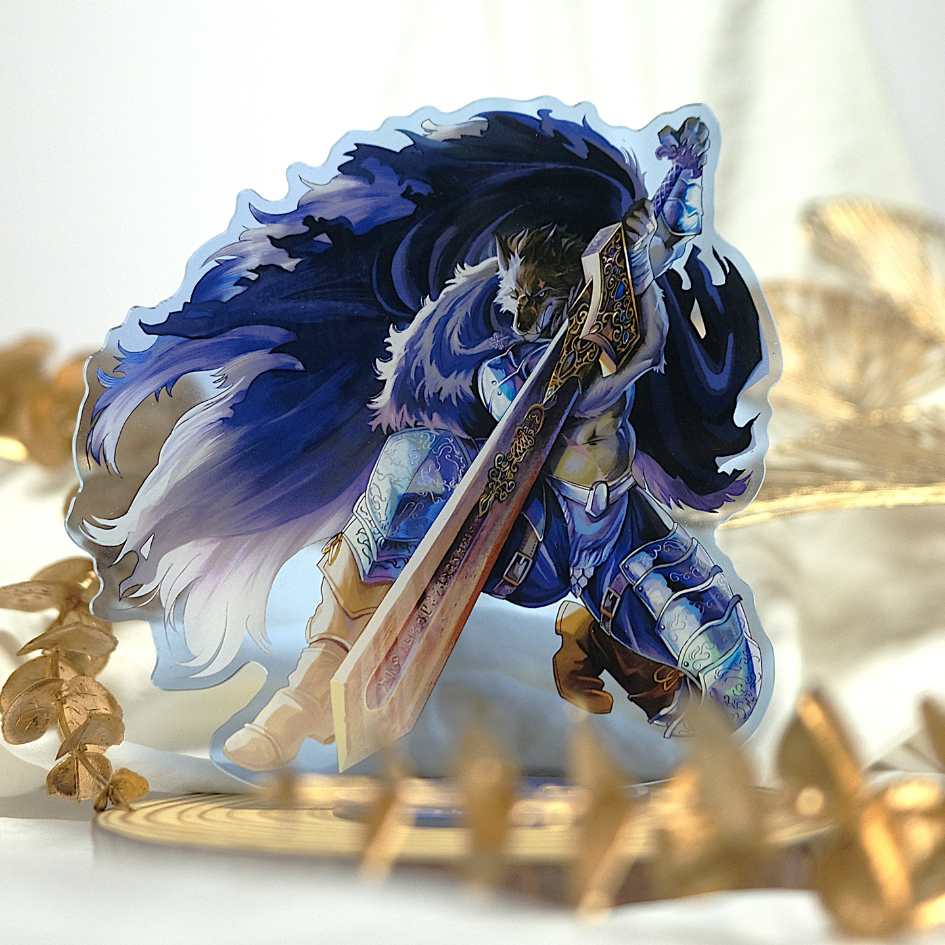 Mô hình/ Standee Furry BLAIDD - Elden Ring -nhựa Mica-14cm 5