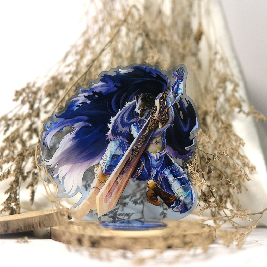 Mô hình/ Standee Furry BLAIDD - Elden Ring -nhựa Mica-14cm 3