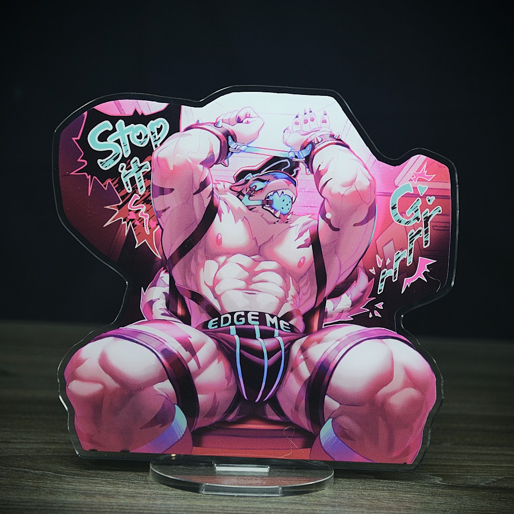 Mô hình/ Standee Furry JINQIU - Dislyte - 2 mặt - nhựa Mica - 15cm 4