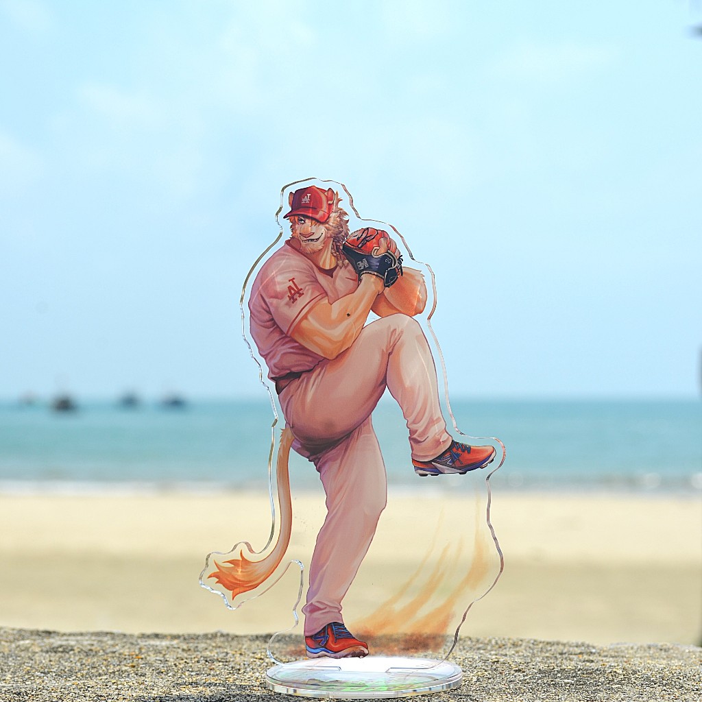 Mô hình/ Standee Furry ASTOSIS - Live A Hero - nhựa Mica - 15cm 4