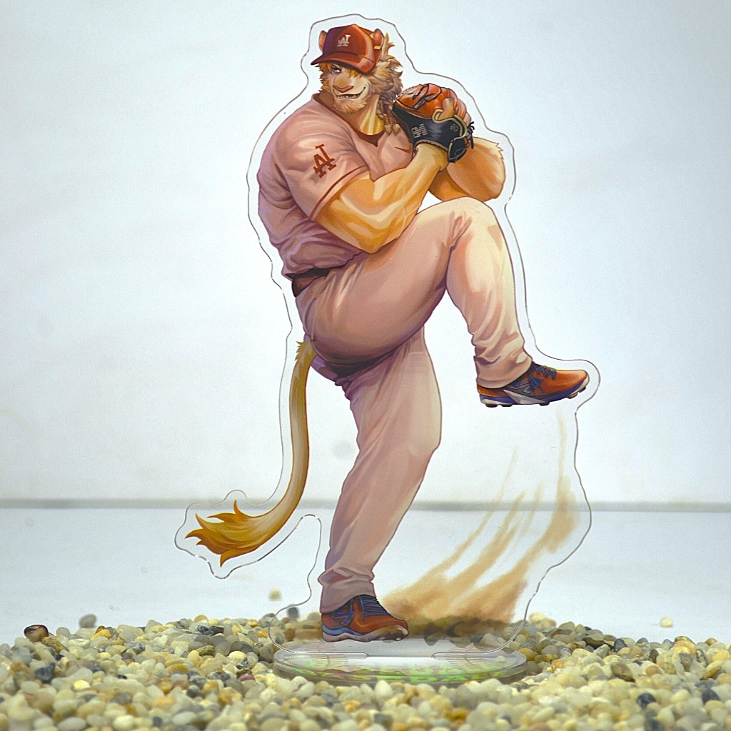 Mô hình/ Standee Furry ASTOSIS - Live A Hero - nhựa Mica - 15cm 5