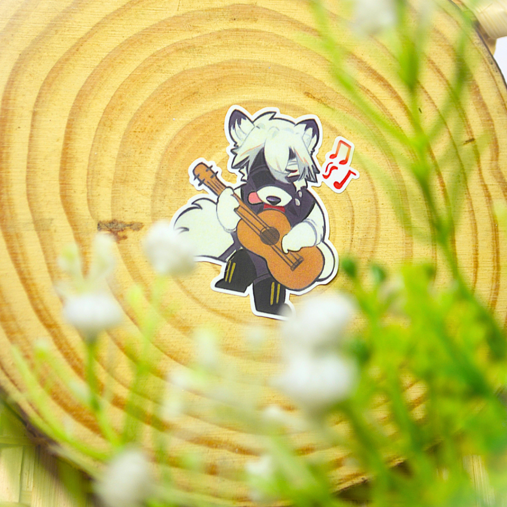 NO.24 VON LYCAON 2 - ZZZ Zenless Zone Zero - Sticker Furry Sheet A6 Decal chống nước 5