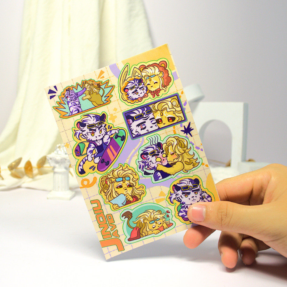 Mô hình/ Standee Furry Jin Qiu x Javid - Dislyte - Tặng kèm Sticker + Bookmark 3