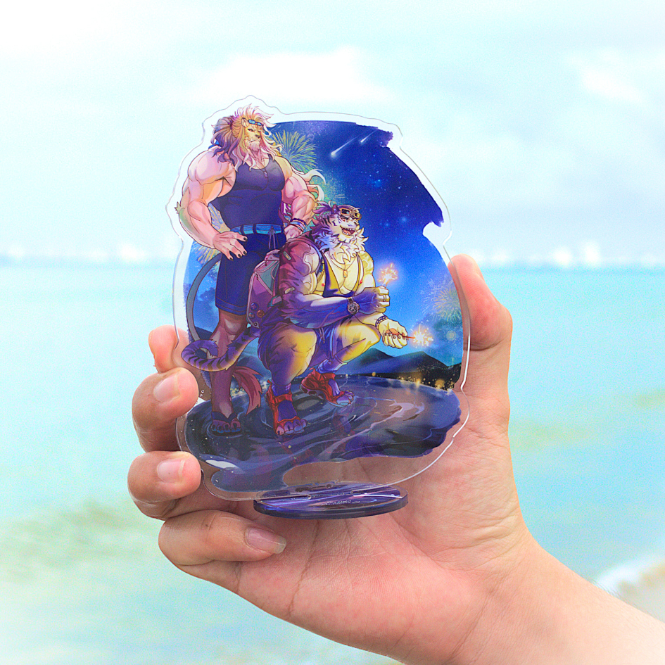 Mô hình/ Standee Furry Jin Qiu x Javid - Dislyte - Tặng kèm Sticker + Bookmark 5