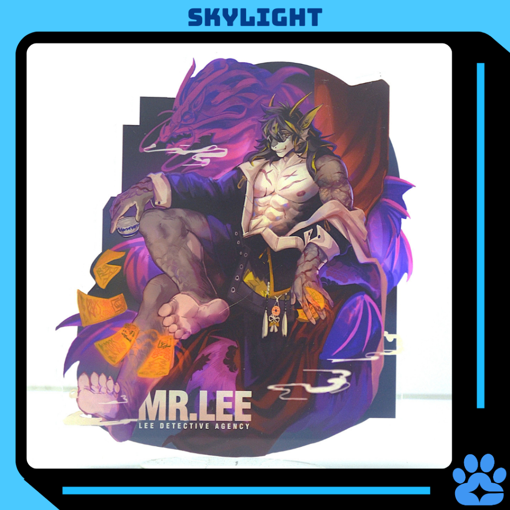Mô hình/ Standee Furry Lee - Arknights - nhựa Mica - 15cm