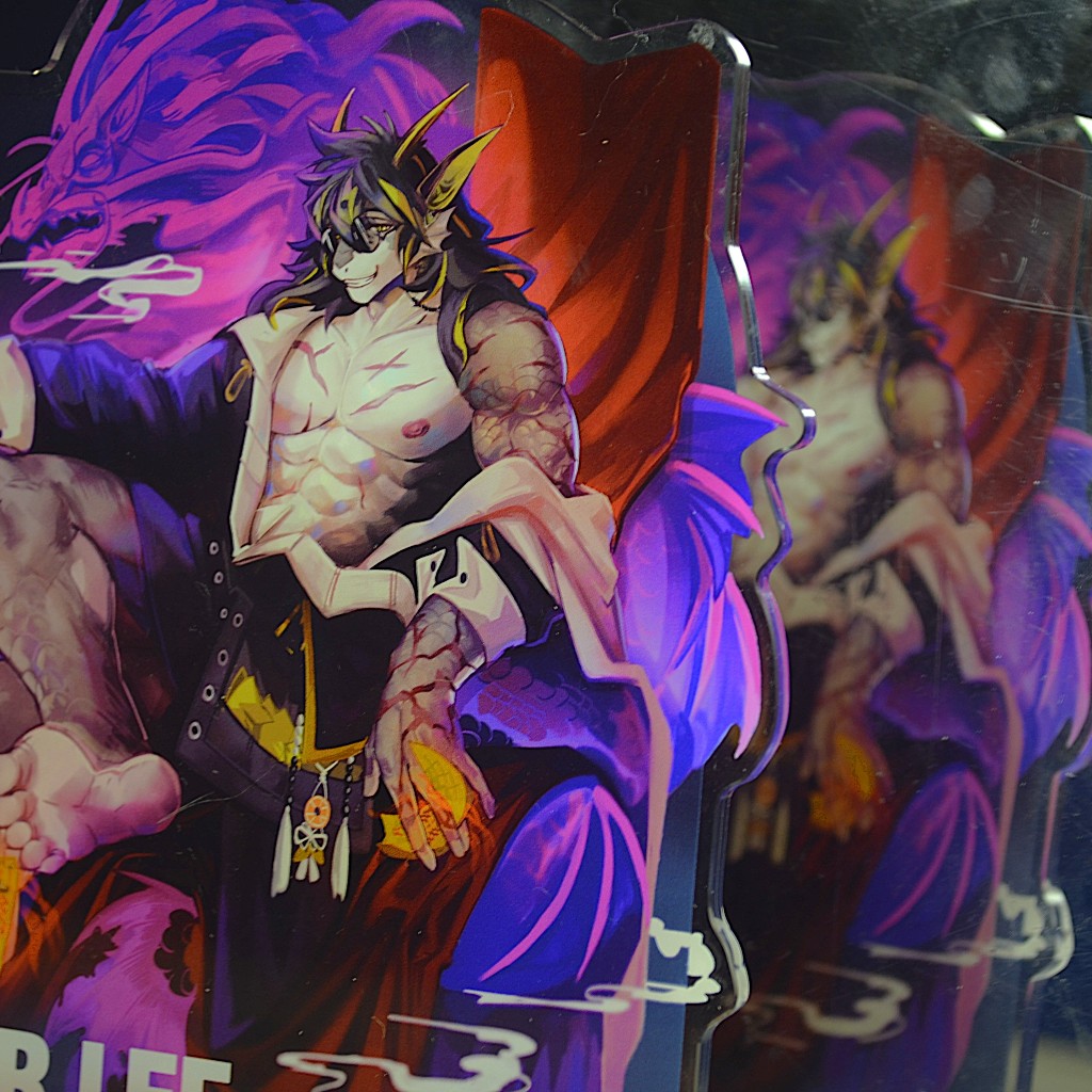 Mô hình/ Standee Furry Lee - Arknights - nhựa Mica - 15cm 3