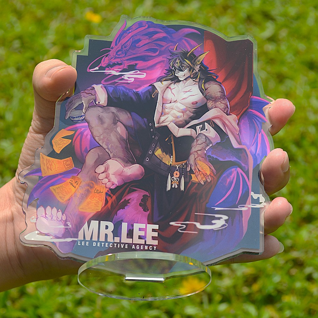 Mô hình/ Standee Furry Lee - Arknights - nhựa Mica - 15cm 4