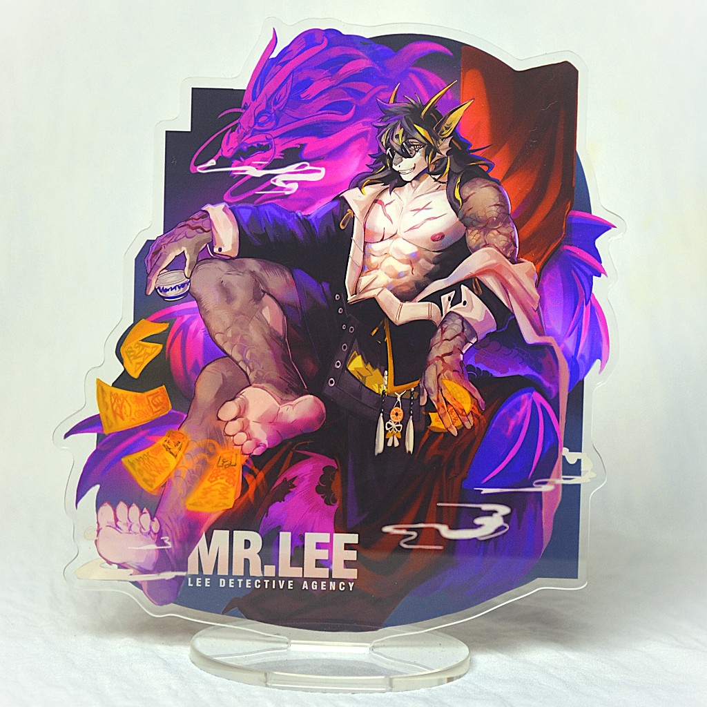 Mô hình/ Standee Furry Lee - Arknights - nhựa Mica - 15cm 2