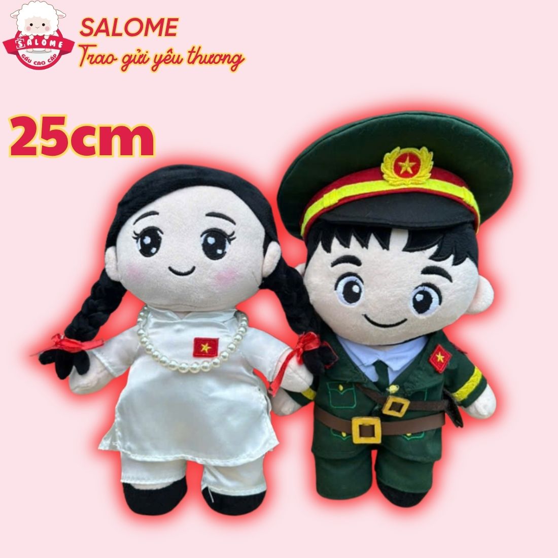 Gấu bông búp bê nam, búp bê nữ