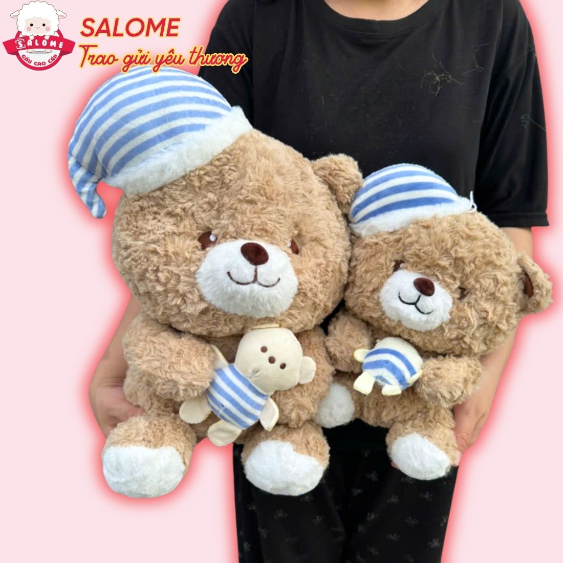 Gấu bông gấu ngủ ôm gấu