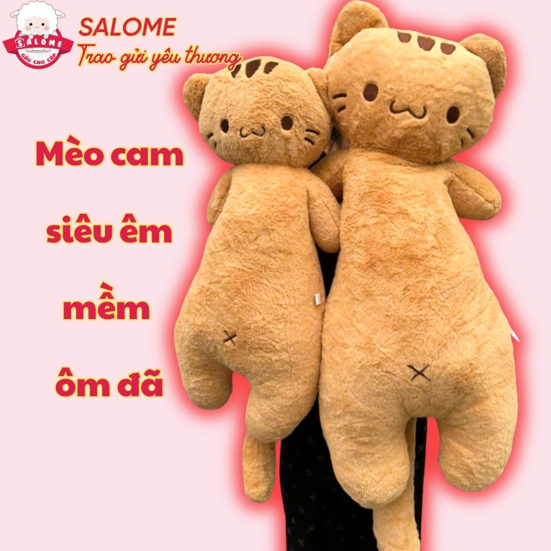 Gấu bông mèo nâu