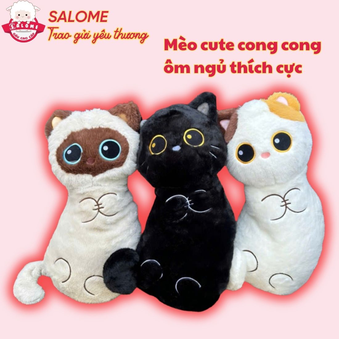 THÚ BÔNG MÈO 50CM