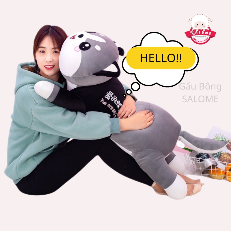 Gấu Bông Mèo Bông Alaska Mặc Áo