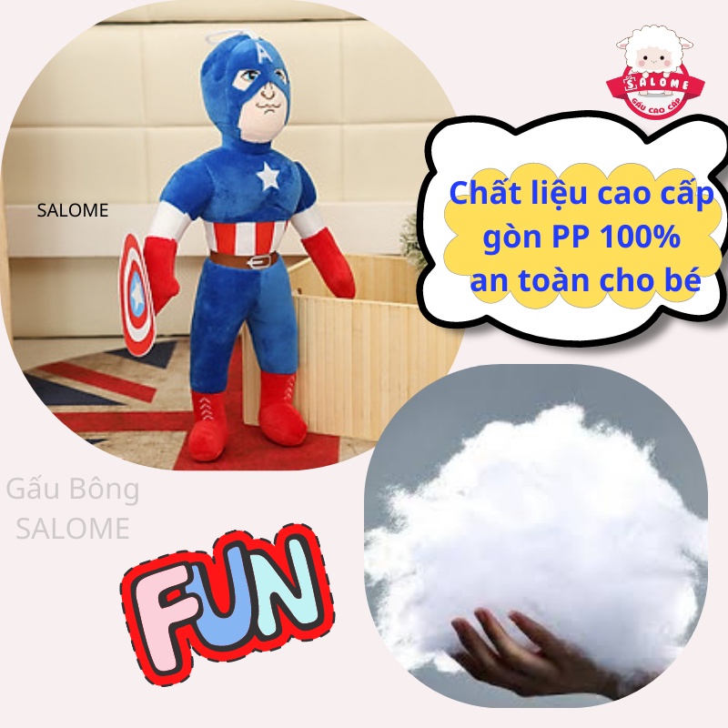 Gấu Bông đại úy siêu nhân captain American