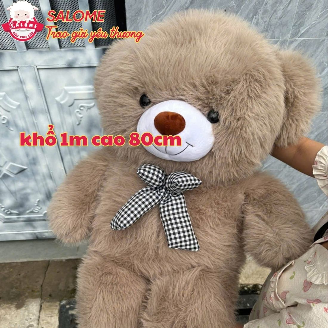 Gấu Bông Teddy Lông Kim Chồn Cao Cấp