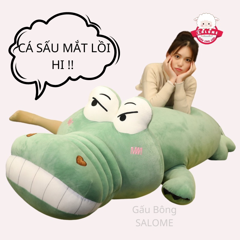 Gấu Bông Con Cá Sấu