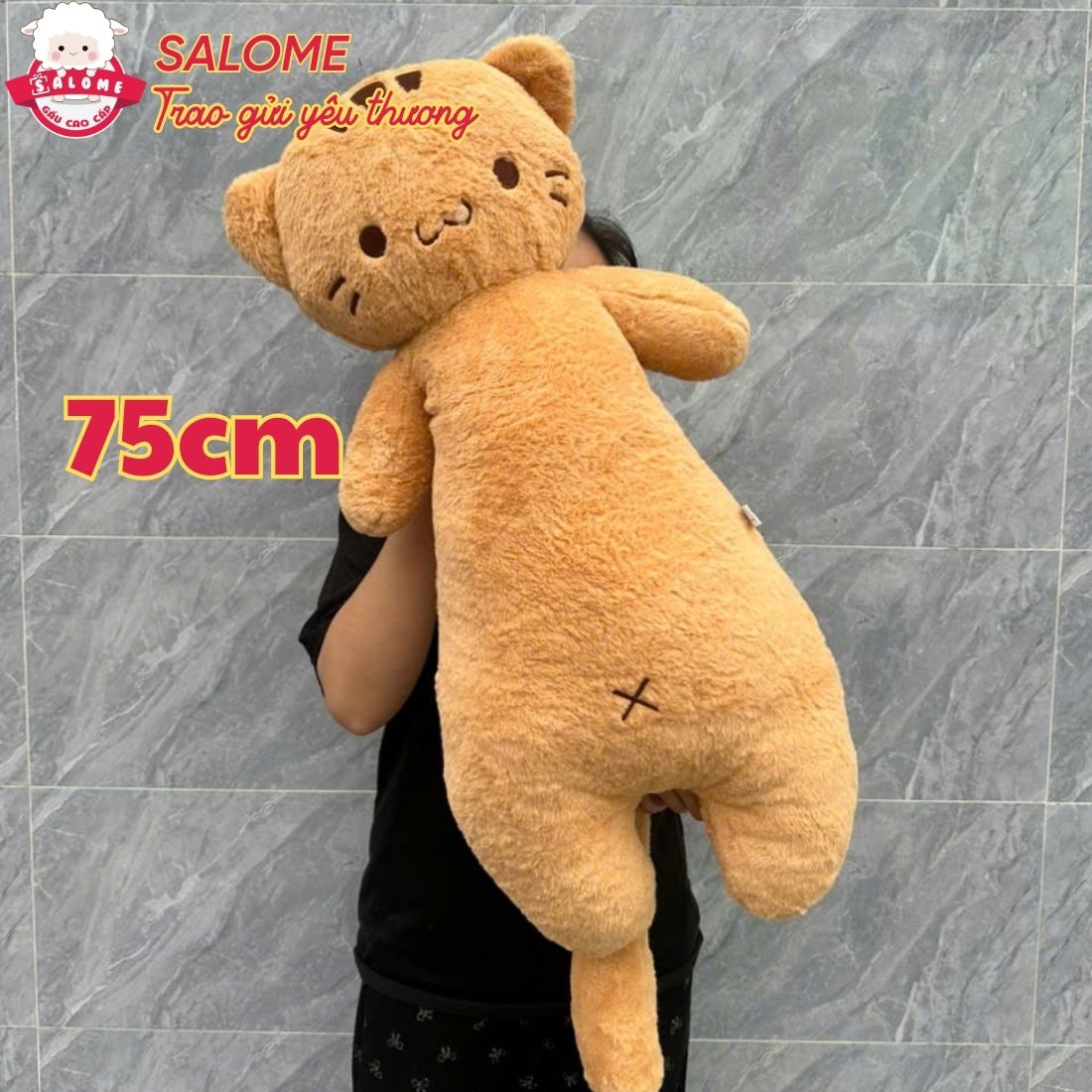 Gấu bông mèo nâu