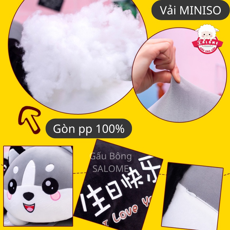 Gấu Bông Mèo Bông Alaska Mặc Áo