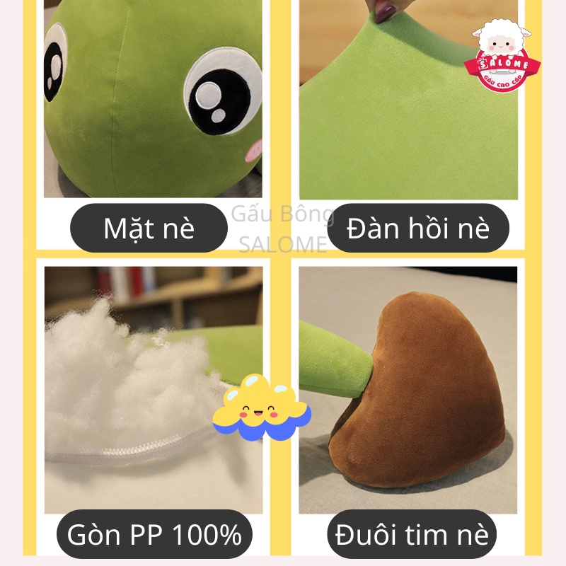 Gấu Bông Khủng Long Đuôi Tim, Tắc Kè