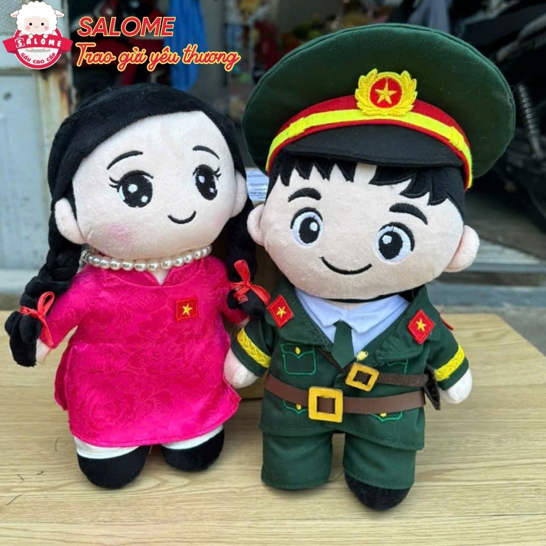 Gấu bông búp bê nam, búp bê nữ