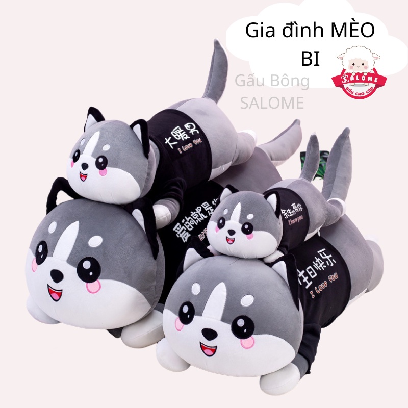 Gấu Bông Mèo Bông Alaska Mặc Áo