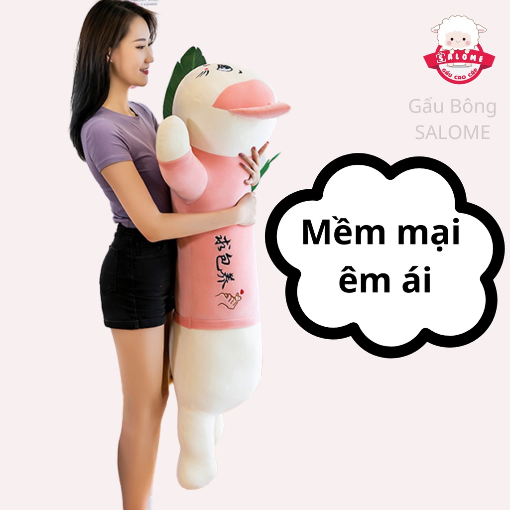 Gấu Bông Con Mèo Nằm Liếm Mép 75cm-1m1 Khổng Lồ Dễ Thương Cute SALOME Gối Ôm Con Mèo Hồng Gối Ôm Ngủ