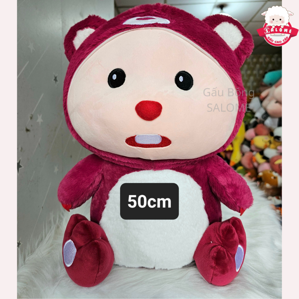 Gấu Bông Loopy Cosplay Gấu Dâu