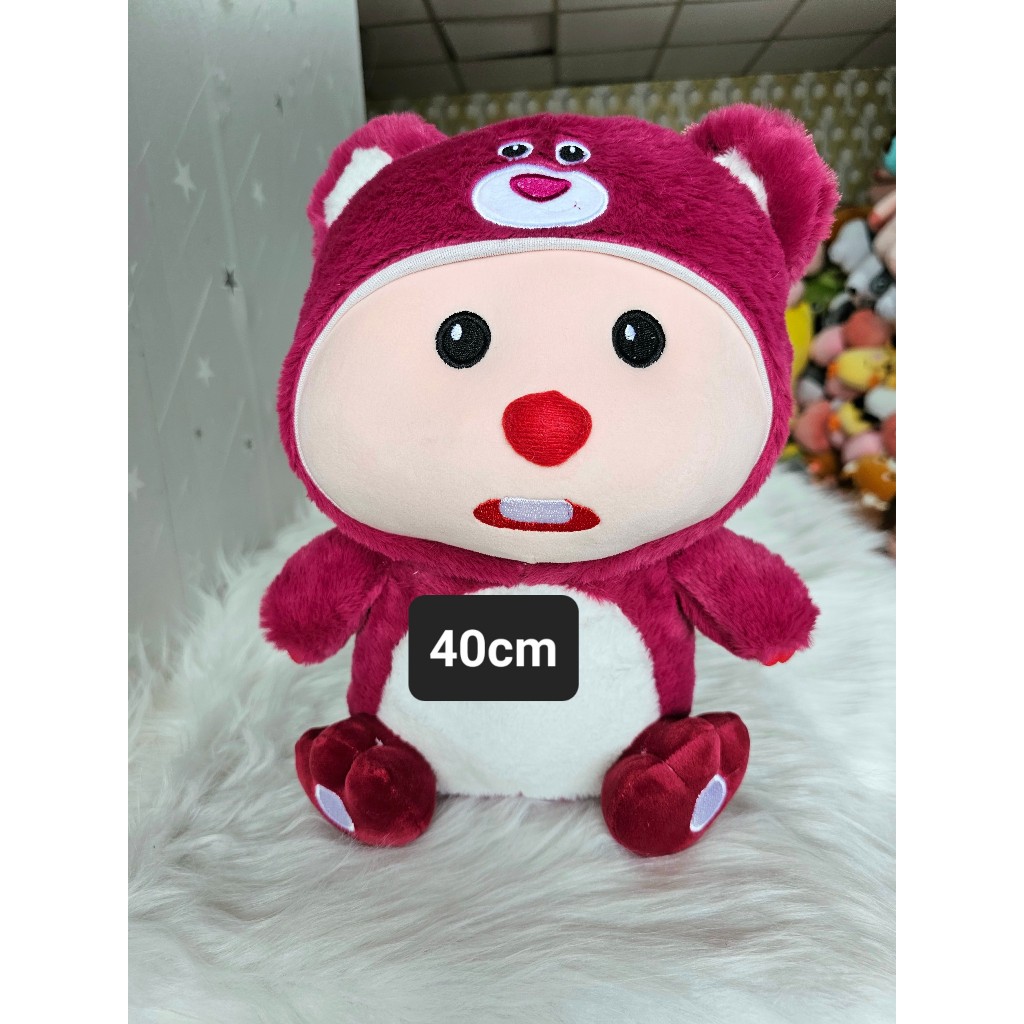 Gấu Bông Loopy Cosplay Gấu Dâu