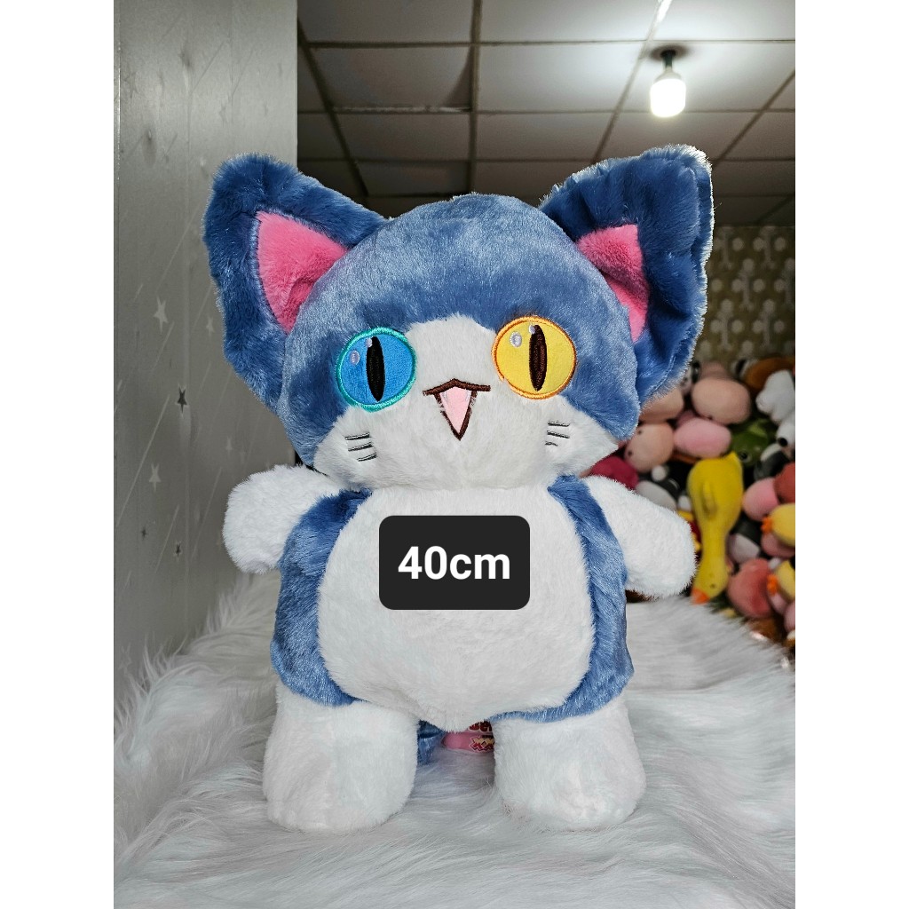 Gấu Bông Con Mèo Cá Mập Xanh 1m