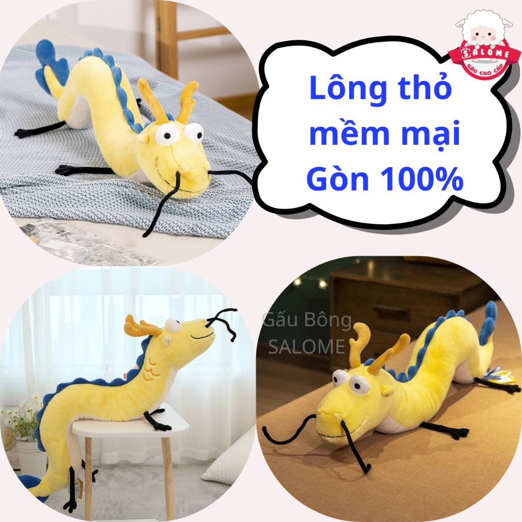 Gấu bông rồng nằm cong
