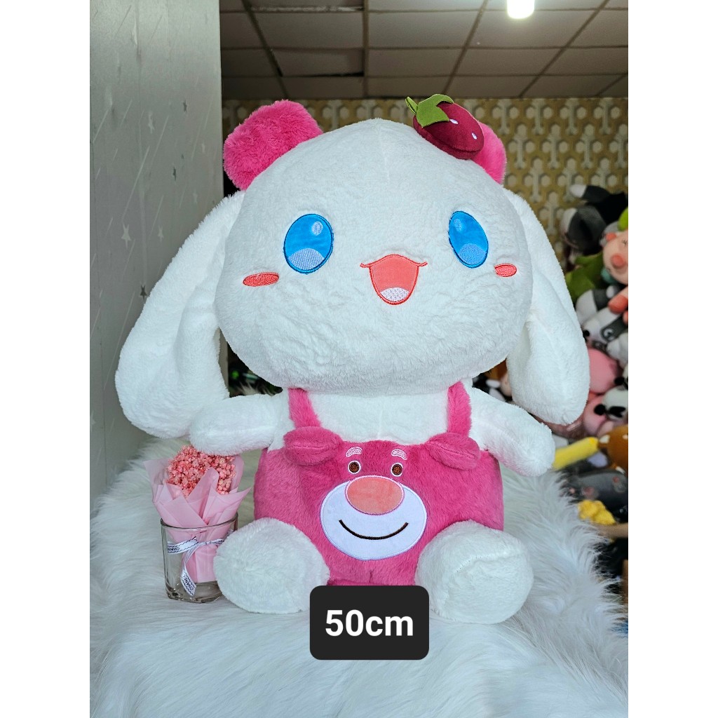 Gấu Bông Cinnamoroll Yếm Dâu