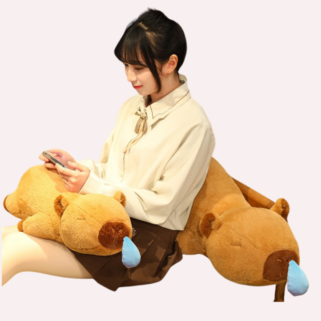 Gấu Bông Capybara Nằm Chảy Nước Mũi
