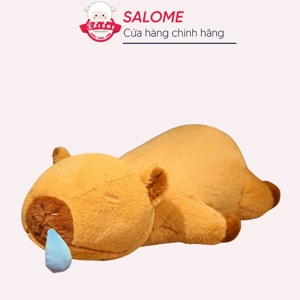 Gấu Bông Capybara Nằm Chảy Nước Mũi