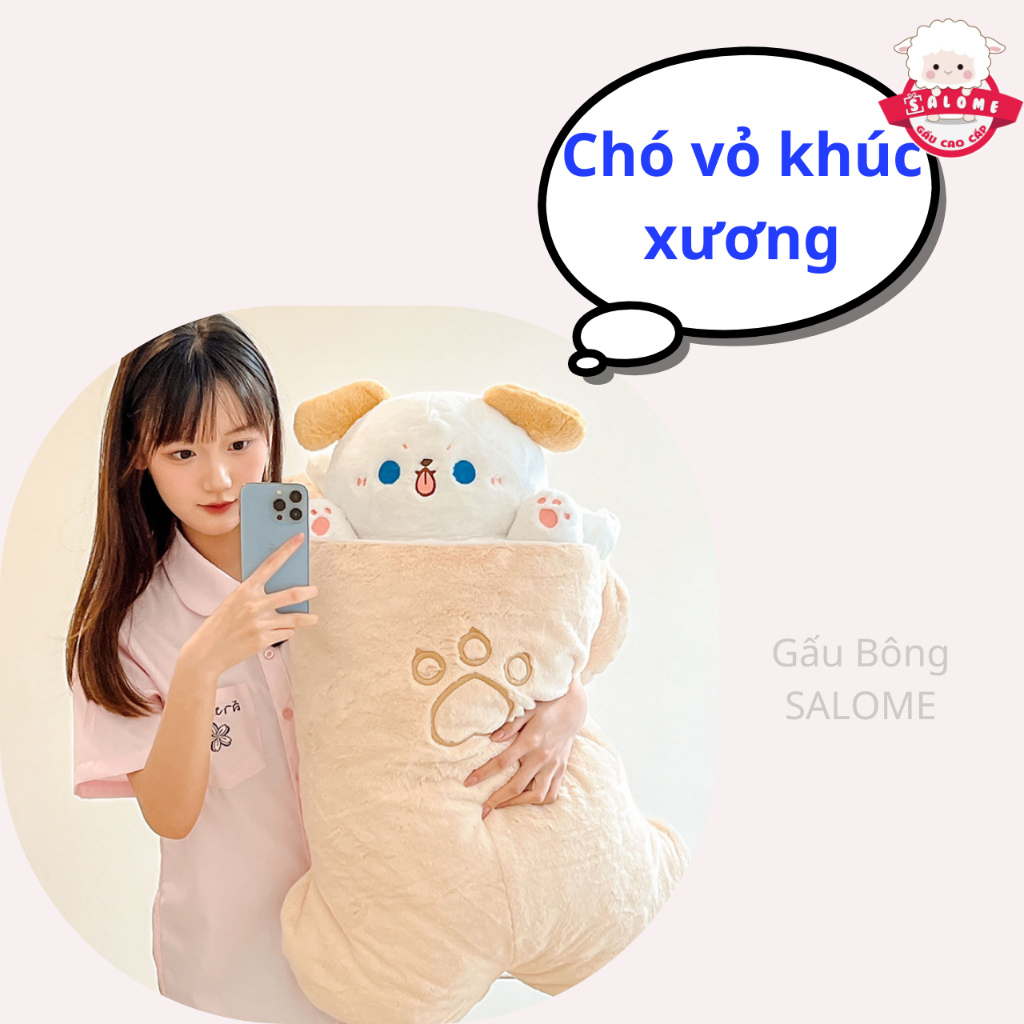 Gấu Bông Chó túi xương, thỏ túi cà rốt