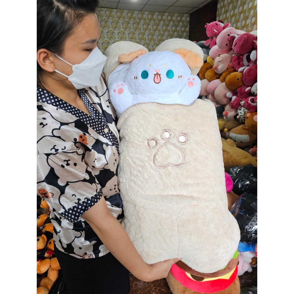 Gấu Bông Chó túi xương, thỏ túi cà rốt